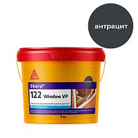 Sikacryl®-122 Window VP, 7 кг, Антрацитовый оконный герметик акриловый для наружных работ, ведро – ТСК Дипломат